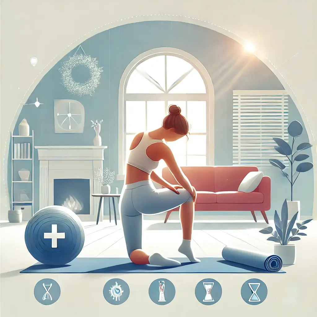 10 ejercicios de fisioterapia para mejorar la movilidad después de una lesión